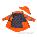 Προσαρμόστε το λογότυπο Fleece High Visibility Warm Safety Jacket